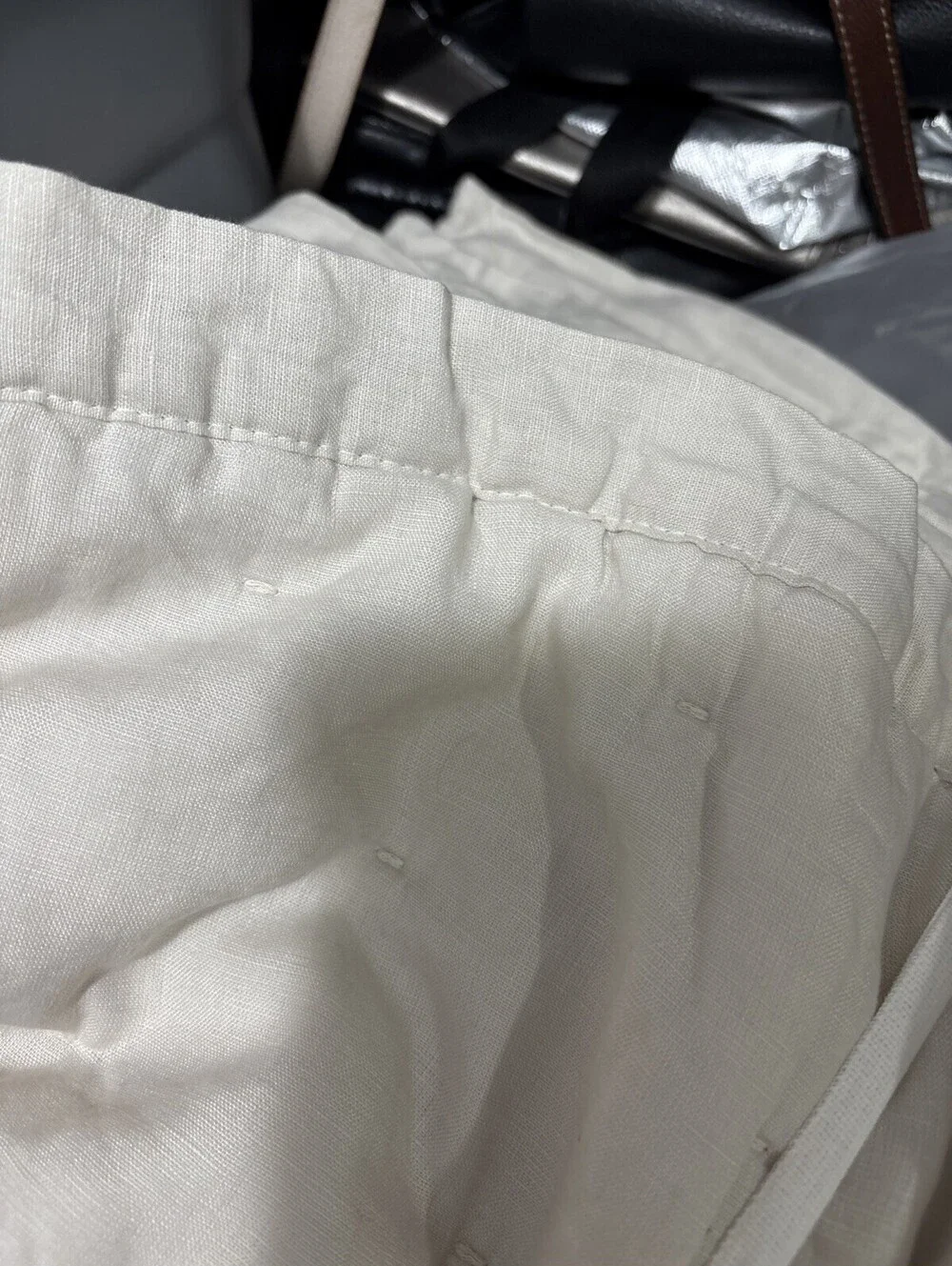 Quince European Linen Dream Quilt Full Queen Sand 88x92 NWT Linen New with Tags